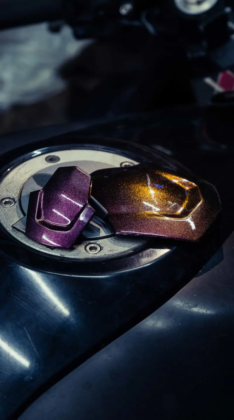 Premium motorcycle paint and finish work